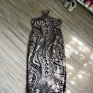 Donna Morgan Halter Neck Dress